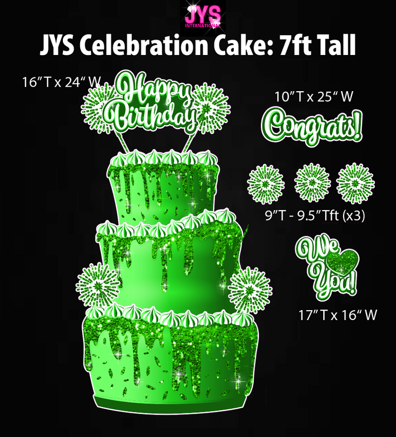 JYS CELEBRATION CAKE: GREEN