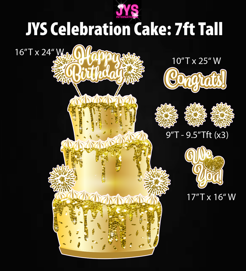 JYS CELEBRATION CAKE: GOLD