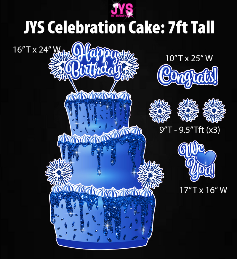 JYS CELEBRATION CAKE: BLUE