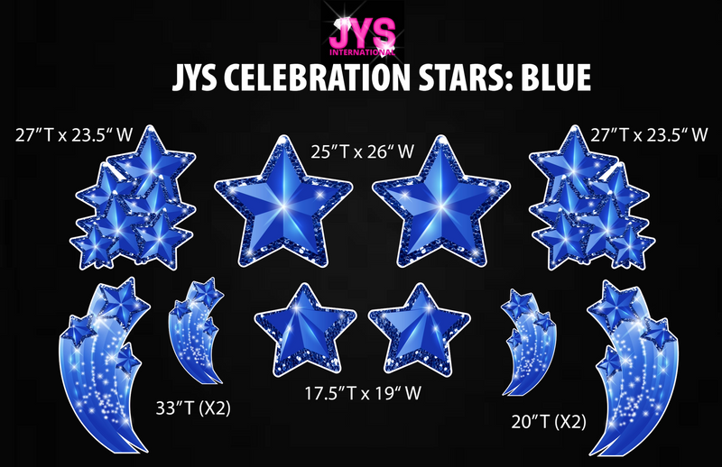 JYS CELEBRATION STARS: BLUE