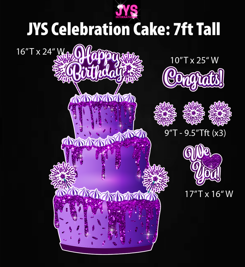 JYS CELEBRATION CAKE: PURPLE