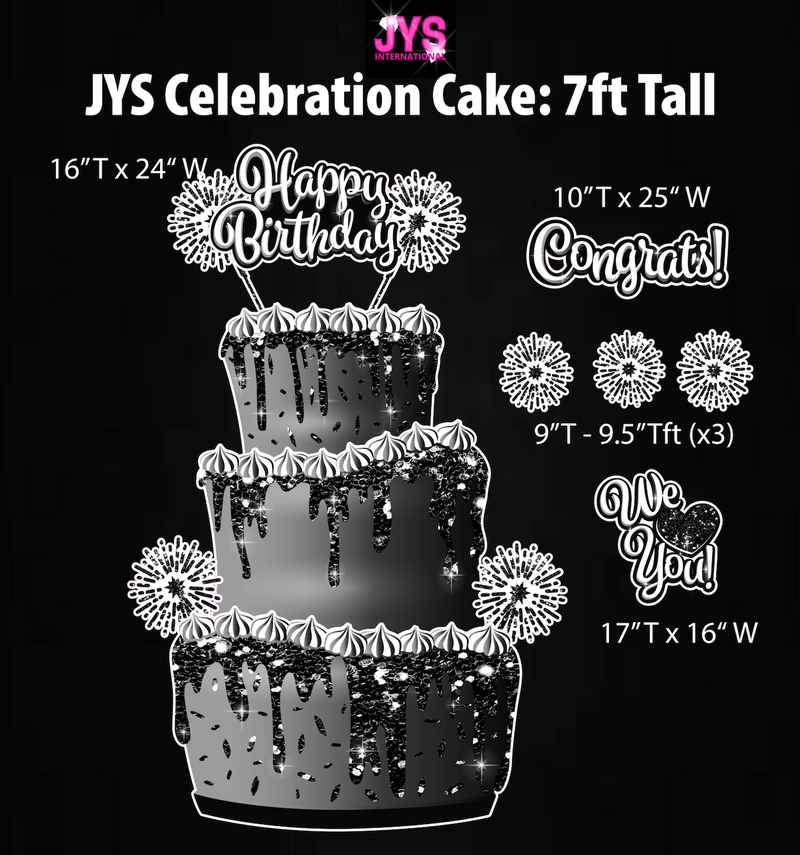 JYS CELEBRATION CAKE: BLACK