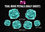 ROSE PETALS: HALF SHEET (MULTIPLE COLOR OPTIONS)
