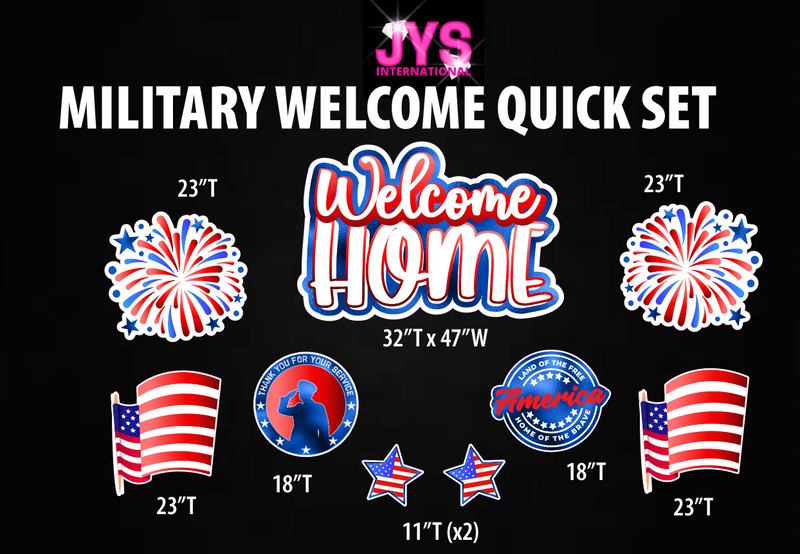 MILITARY WELCOME HOME QUICK SET