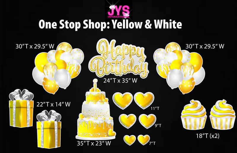 ONE STOP SHOP: YELLOW & WHITE
