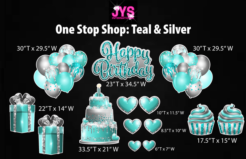 ONE STOP SHOP: TEAL & SILVER