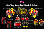 ONE STOP SHOP: BLACK, RED, & YELLOW