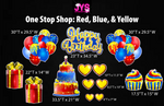 ONE STOP SHOP: BLUE, RED, & YELLOW