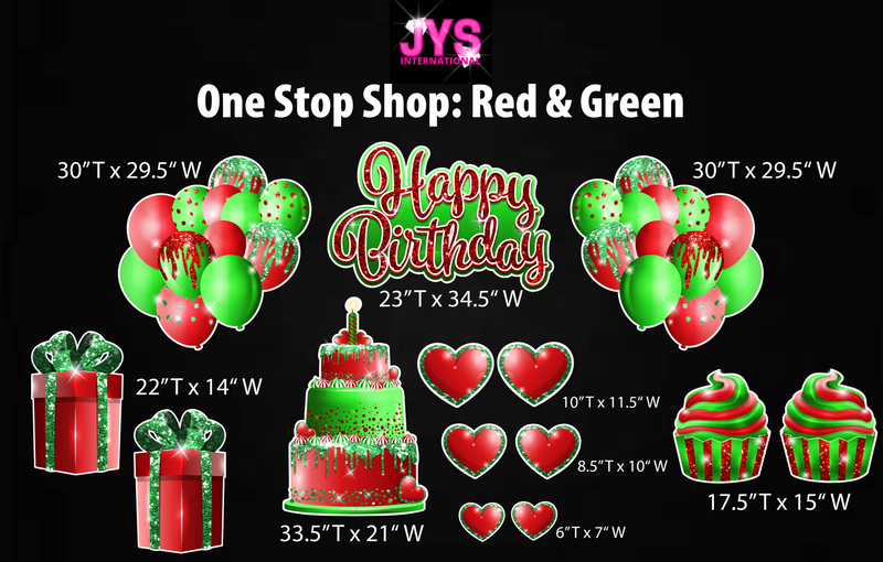 ONE STOP SHOP: RED & GREEN