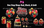 ONE STOP SHOP: RED, BLACK & GOLD