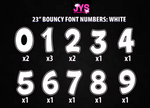 23" BOUNCY NUMBERS