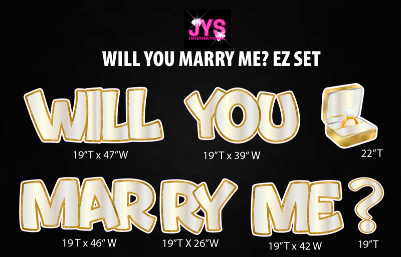 WILL YOU MARRY ME?: EZ SET