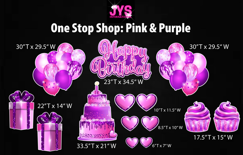 ONE STOP SHOP: PINK & PURPLE