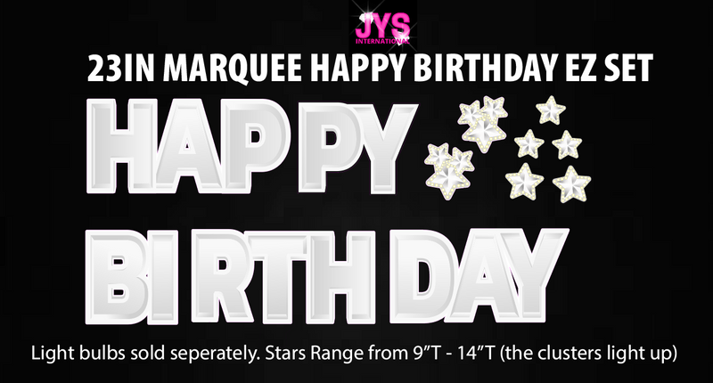 HAPPY BIRTHDAY: MARQUEE EZ SET