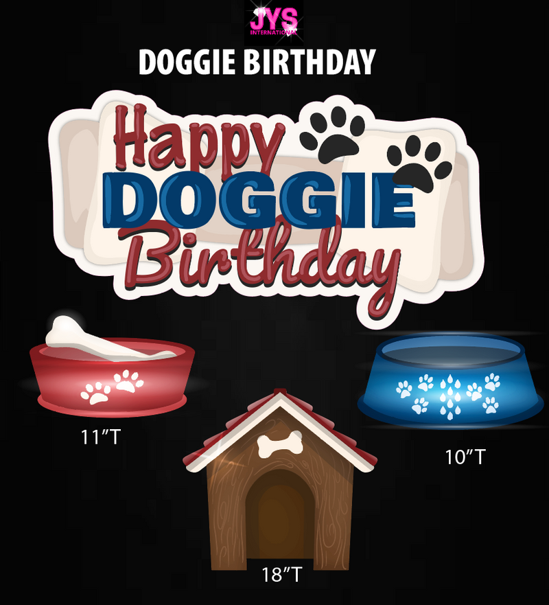 DOGGIE BIRTHDAY: HALF SHEET
