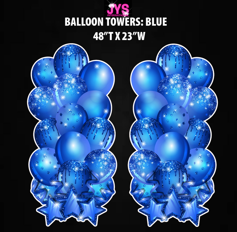 XL BALLOON TOWERS: HALF SHEET (MULTIPLE COLORS)
