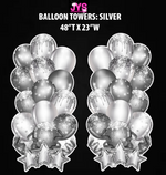 XL BALLOON TOWERS: HALF SHEET (MULTIPLE COLORS)