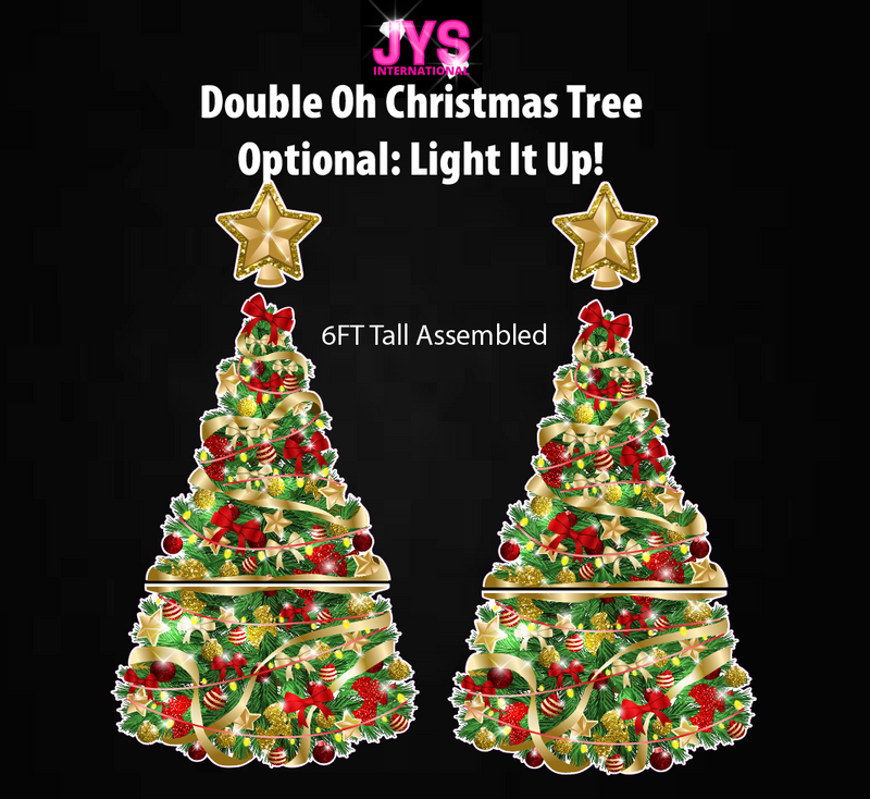 DOUBLE OH XMAS TREE (Optional: Light It Up!)