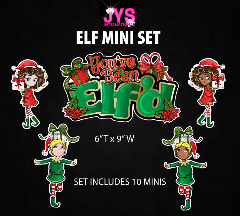 ELF MINI SET - Yard Card Signs by JYS International