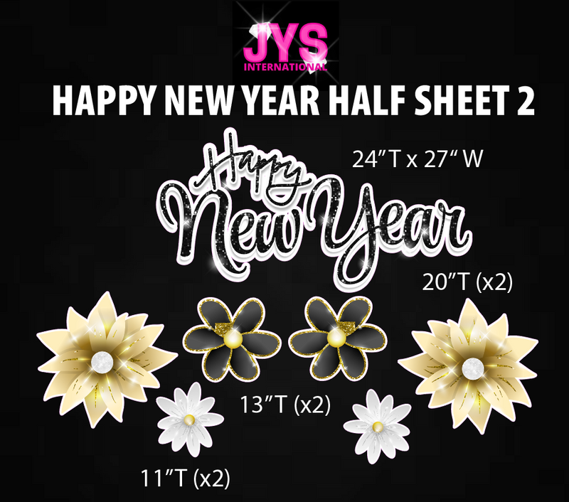 HAPPY NEW YEAR: HALF SHEET 2