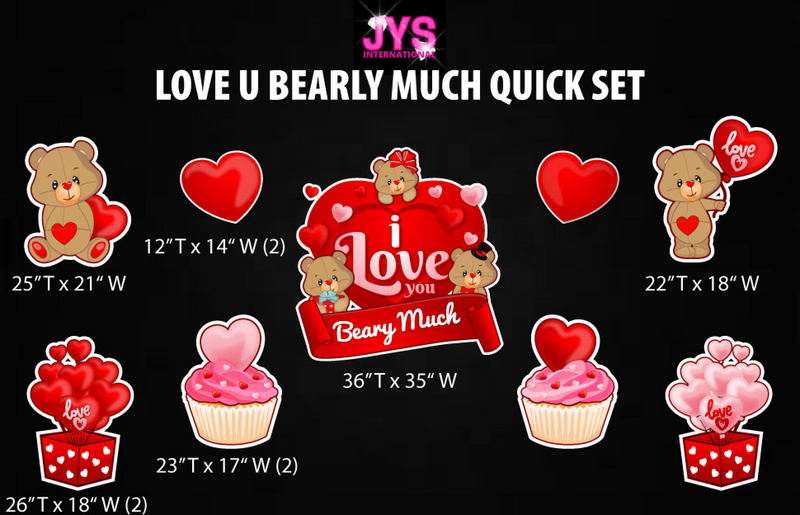 LOVE YOU BEARY MUCH QUICK SET