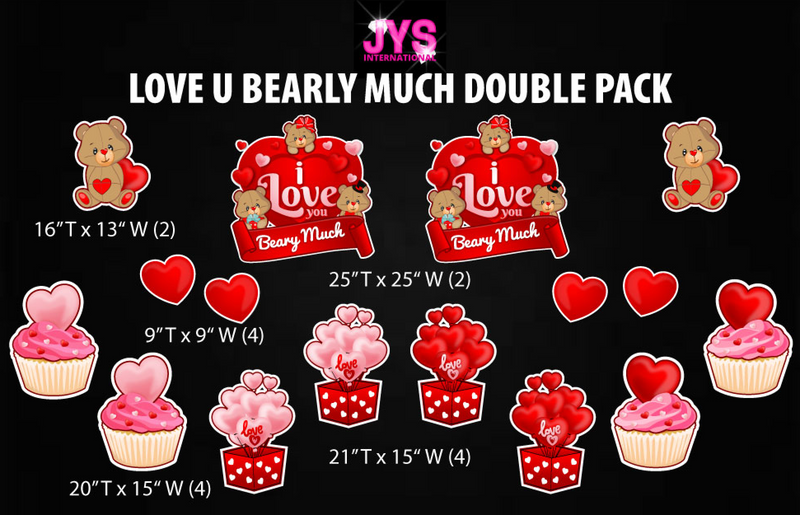 LOVE YOU BEARY MUCH QUICK SET: DOUBLE PACK