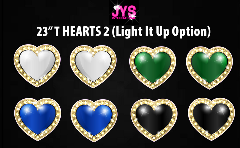 HEARTS SET 2 (Lights optional)