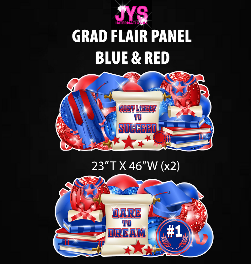 GRAD PANELS: BLUE & RED