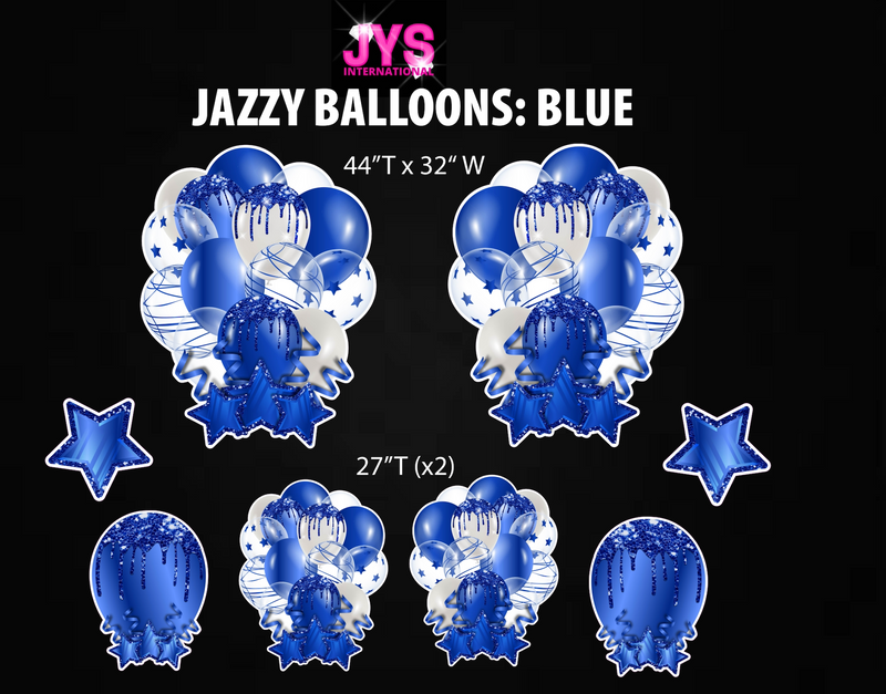 JAZZY BALLOONS: BLUE