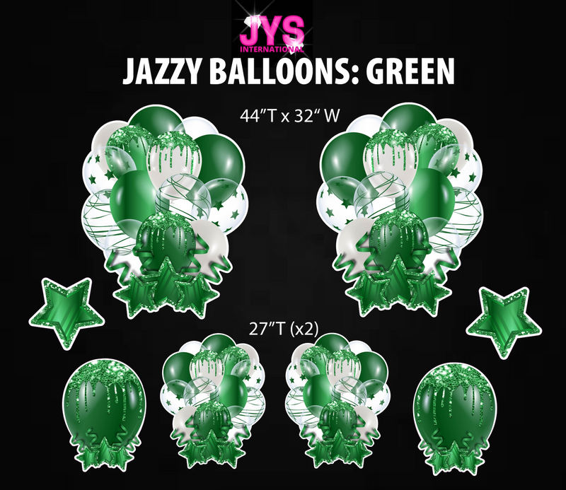 JAZZY BALLOONS: GREEN
