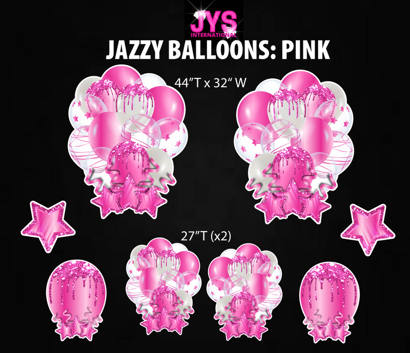 JAZZY BALLOONS: PINK
