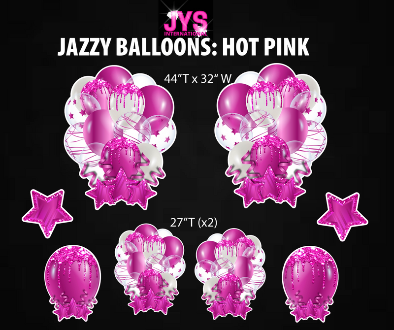 JAZZY BALLOONS: HOT PINK