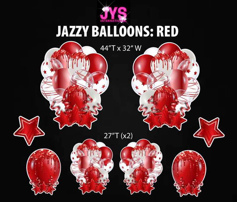 JAZZY BALLOONS: RED