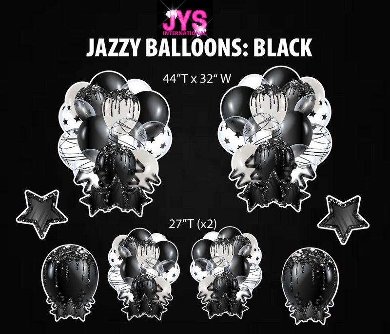 JAZZY BALLOONS: BLACK