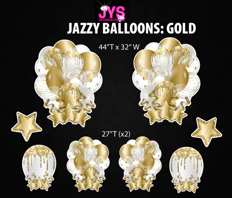 JAZZY BALLOONS: GOLD