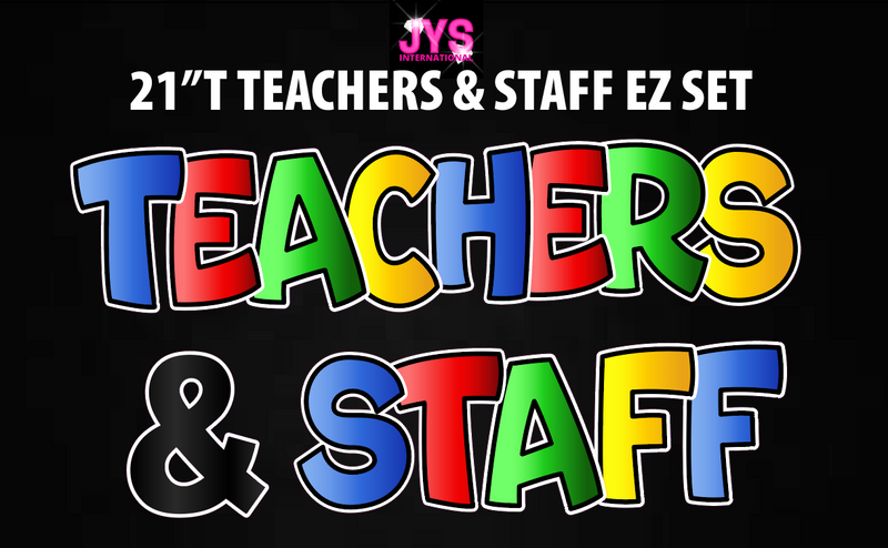 TEACHERS & STAFF: EZ SET (Multiple Metallic Colors)