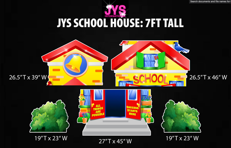 JYS SCHOOL: 7FT (Yellow)