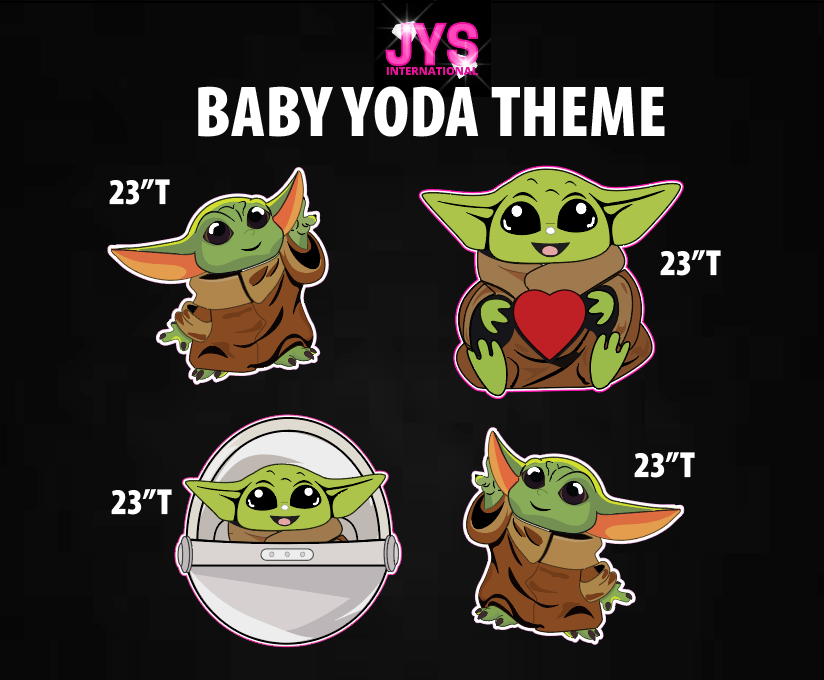 BABY YODA: HALF SHEET - Yard Card Signs by JYS International