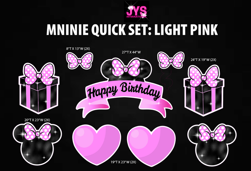 MINNIE INSPIRED QUICK SET (Multiple Colors)