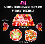 SPRING FLOWERS MOTHER'S DAY: VIBRANT MIX HALF