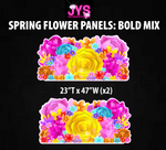 SPRING FLOWERS PANELS: BOLD MIX