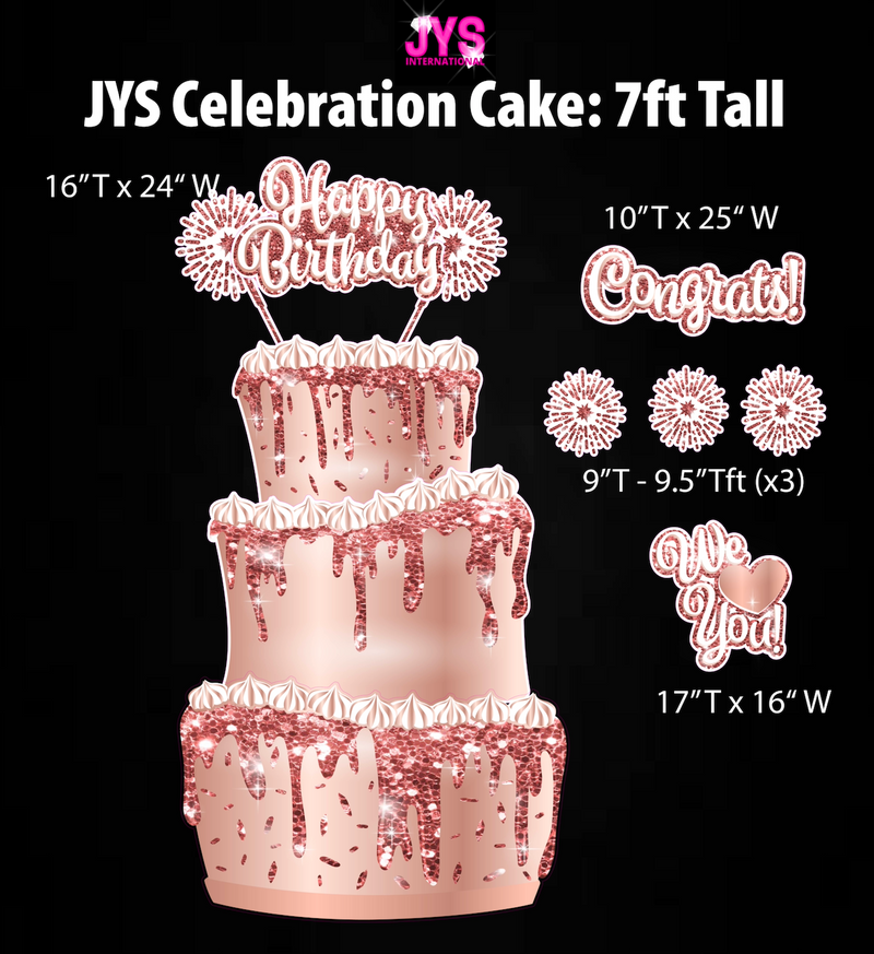 JYS CELEBRATION CAKE: ROSE GOLD