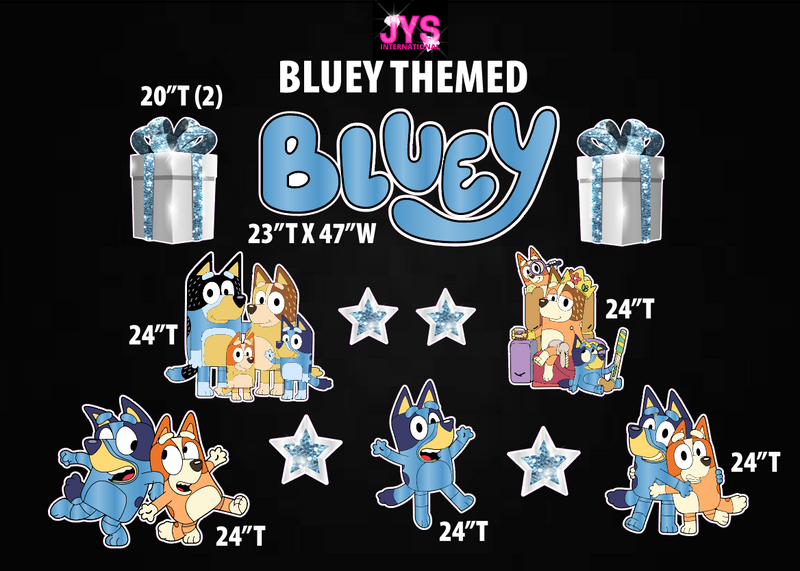 BLUEY THEME - Yard Card Signs by JYS International