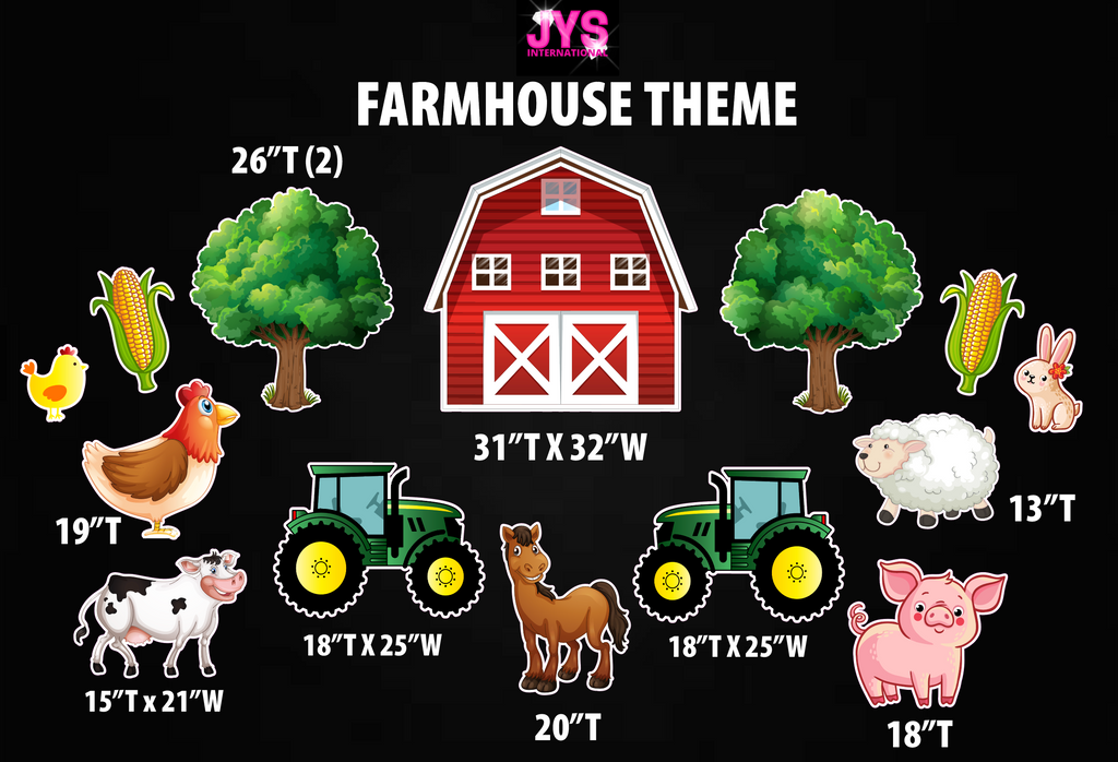 FARMHOUSE THEME - Yard Card Signs by JYS International