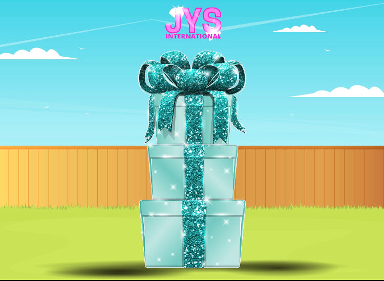 JAZZY 8FT GIFT BOX: TEAL