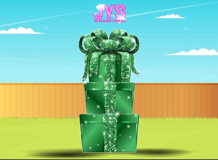 JAZZY 8FT GIFT BOX: GREEN