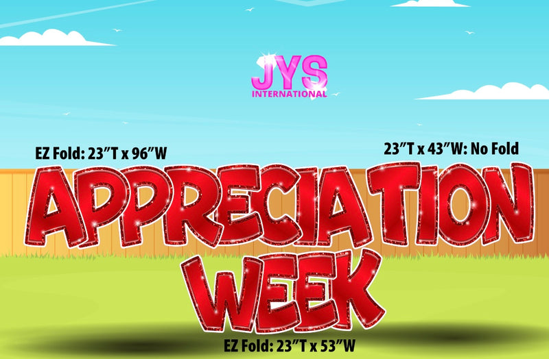 APPRECIATION WEEK EZ FOLD: RED