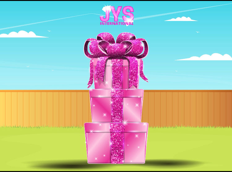 JAZZY 8FT GIFT BOX: PINK
