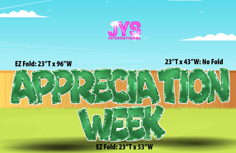 APPRECIATION WEEK EZ FOLD: GREEN