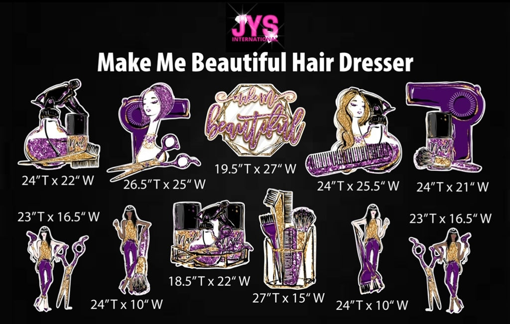 MAKE ME BEAUTIFUL - Yard Card Signs by JYS International